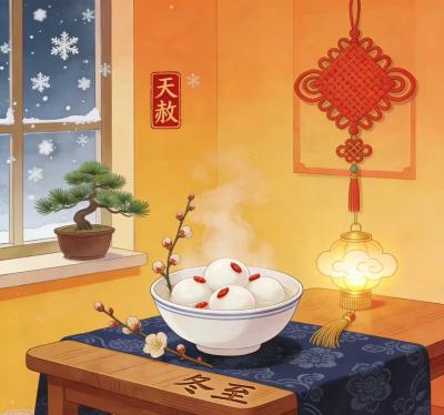 冬至天赦日，予人暖